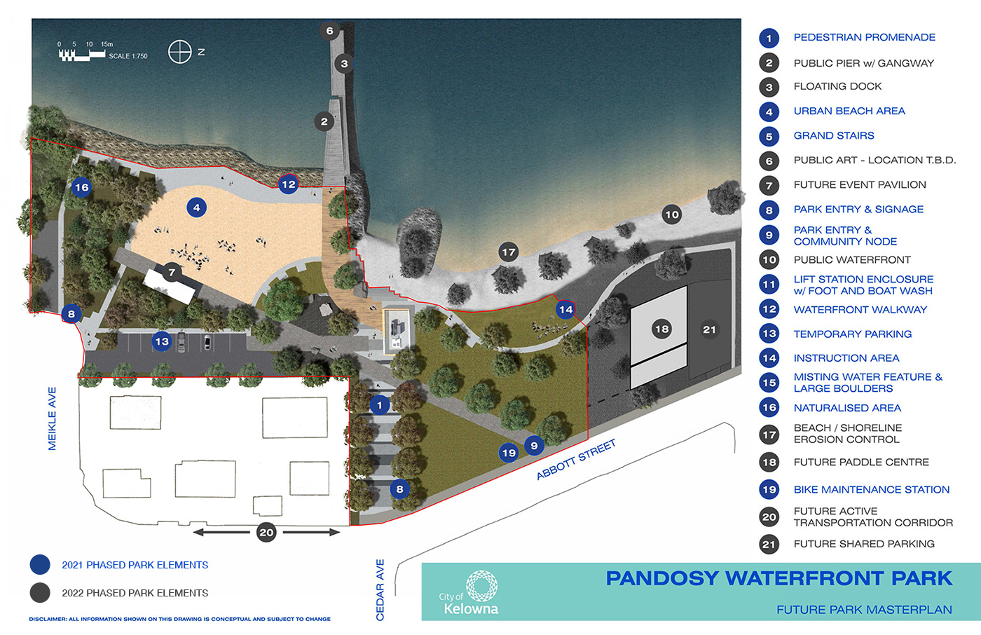 2021 Pandosy Waterfront Park Masterplan