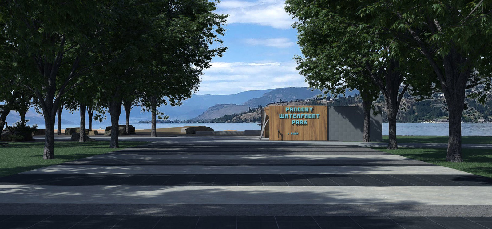 Pandosy Waterfront Park - Steps away from luxury condominiums at 450 Parc in Kelowna